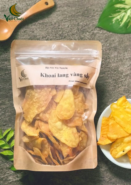 Khoai lang vàng sấy giòn