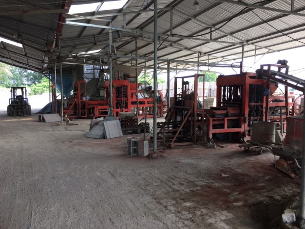 Khu sản xuất gạch Block