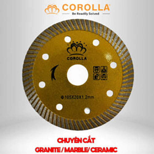 Lưỡi cắt gạch cao cấp COROLLAphi105mm