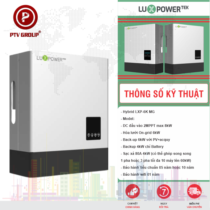 Inverter Hybrid Luxpower LXP 6
