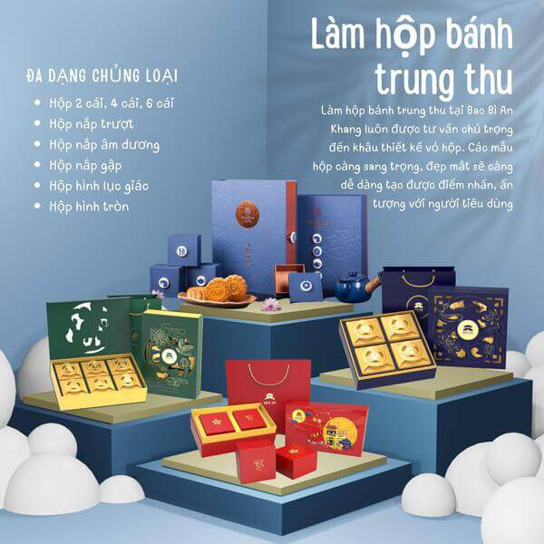 Làm hộp bánh trung thu