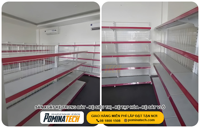 Lắp đặt cửa hàng tạp hóa tại Bình Thuận