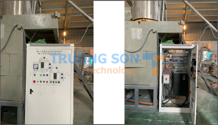 Lắp biến tần cho máy trộn SRL-Z High speed mixer unit