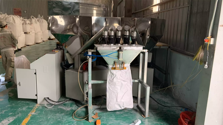 Lắp đặt hệ thống cân phối trộn màu 5 thành phần tại Hòa Bình