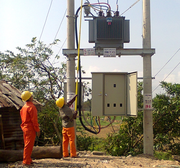 Lắp đặt trạm biến áp