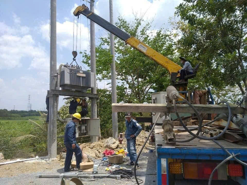 Lắp đặt trạm biến áp