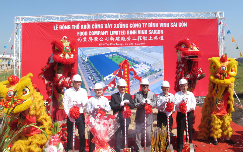 Lễ động thổ Xưởng Công ty Bình Vinh