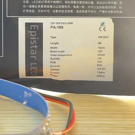 Led Voltage trip 2835-168 mắt/mét