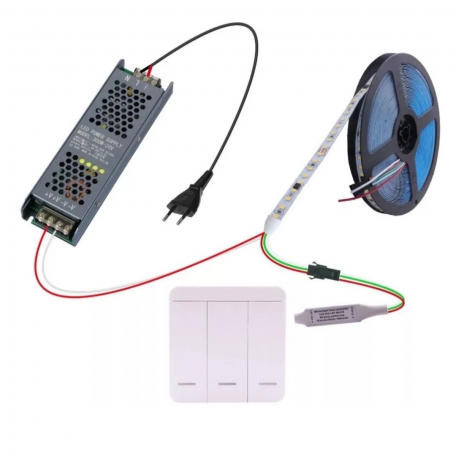 Led hiệu ứng sáng đuổi kèm bộ điều khiển từ xa