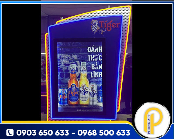 Lighted poster