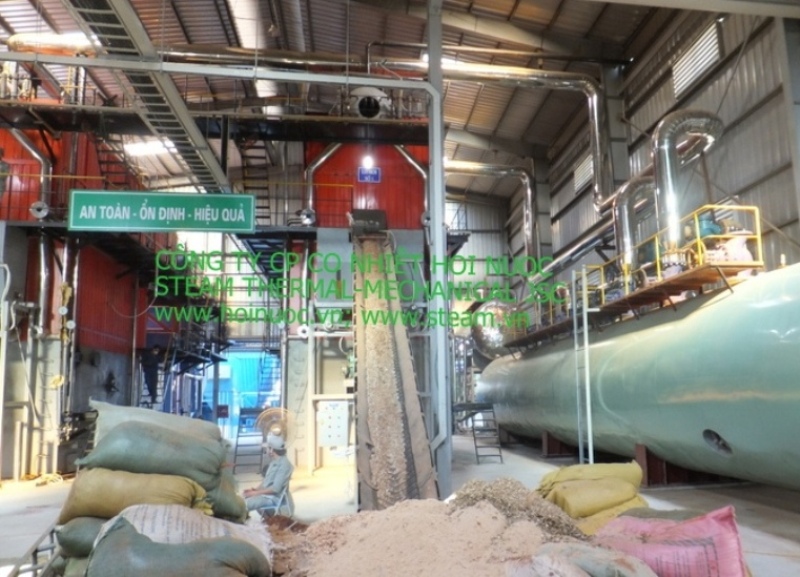 Lò hơi biomass 16T