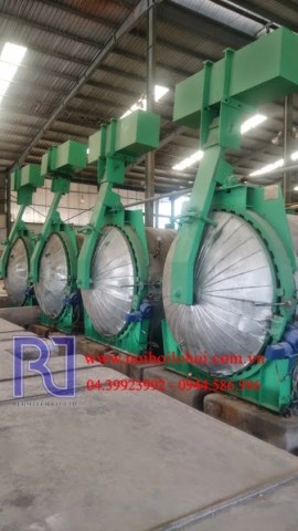 Nồi hơi sản xuất chưng áp gạch siêu nhẹ