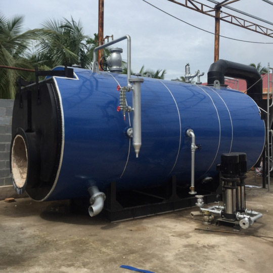 Lò hơi củi 10 tấn hơi