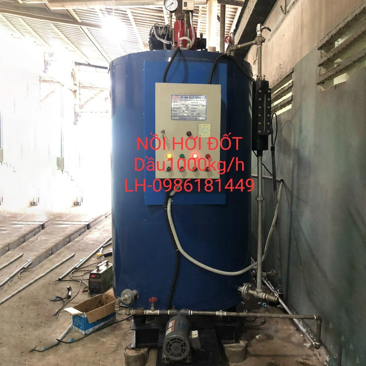 Lò hơi đốt dầu dạng đứng