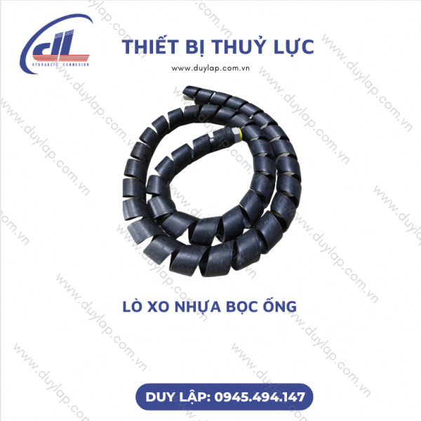 Lò xo nhựa bọc ống