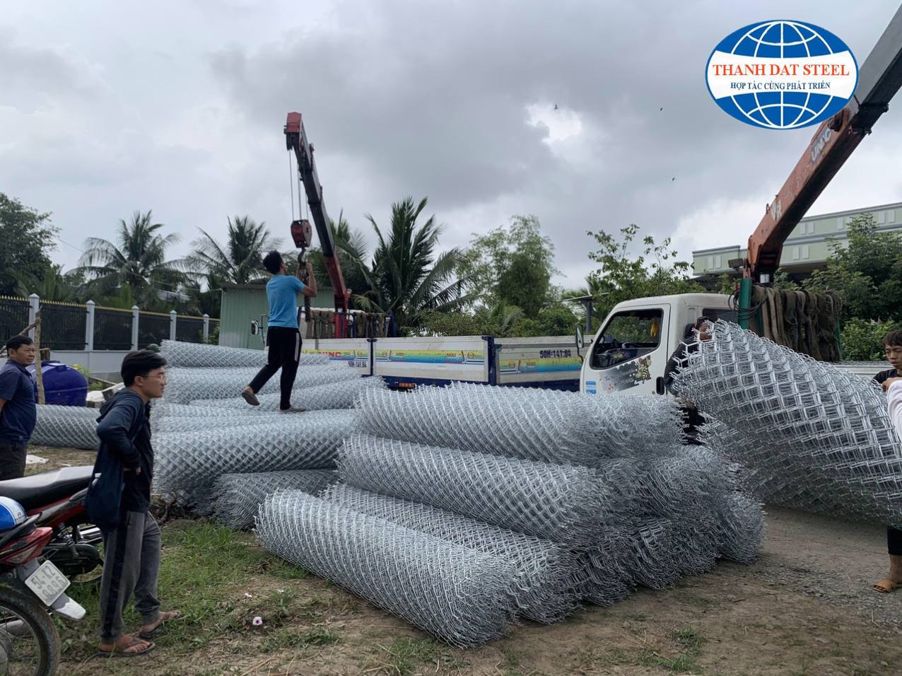 Lưới B40 bọc nhựa