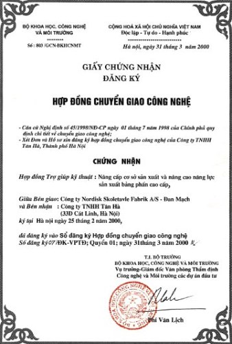 Giấy chứng nhận