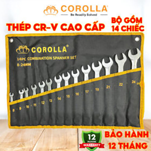 Bôộ cờ lê vòng miệng 14 chi tiết