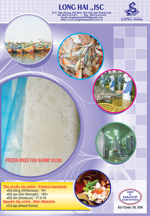 Chả cá đông lạnh SURIMI