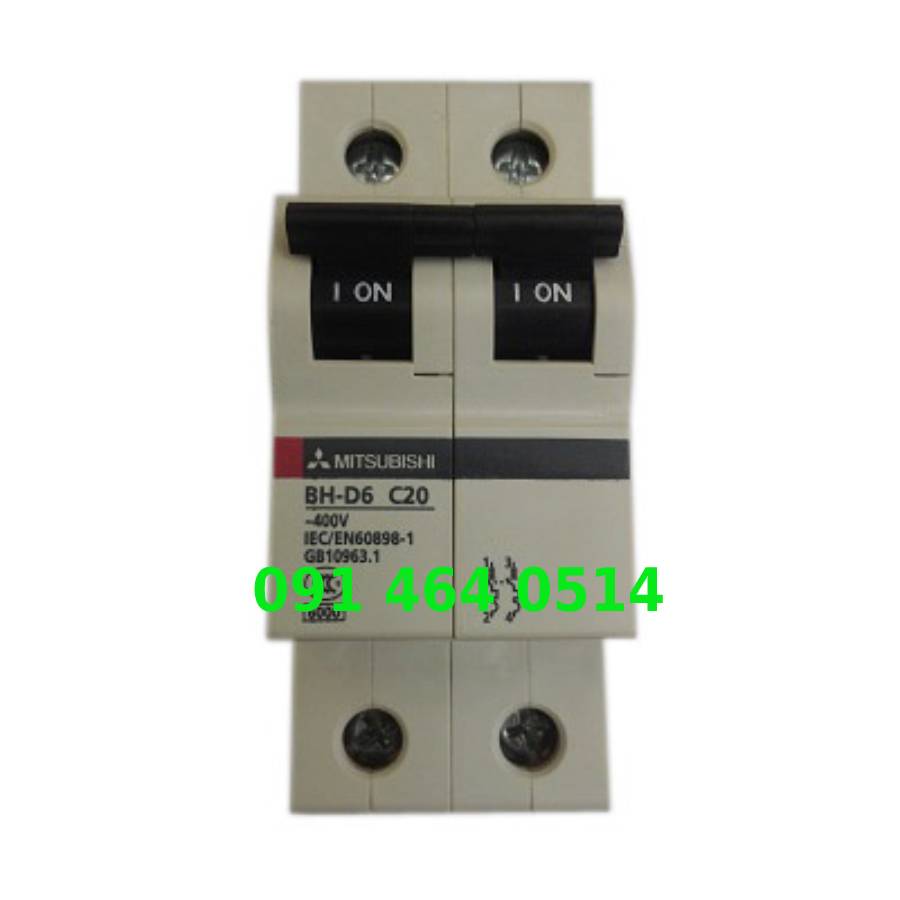 MCB Mitsubishi BH-D6 2P
