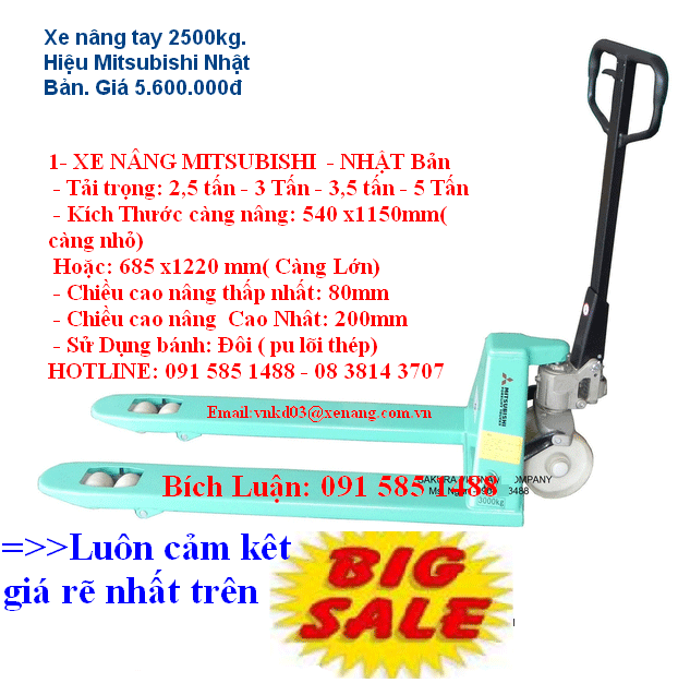 Xe nâng tay