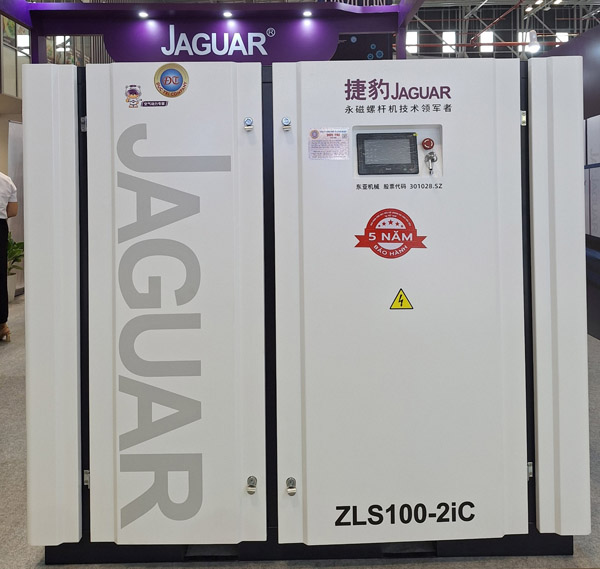 Máy nén khí trục vít biến tần Jaguar 2 cấp ZLS100-2iC 100HP 75KW