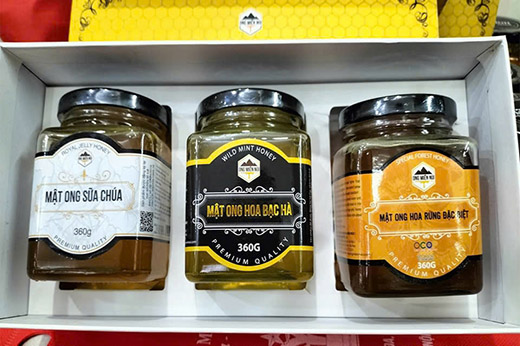Mật ong hoa rừng, mật ong sữa chúa xuất khẩu