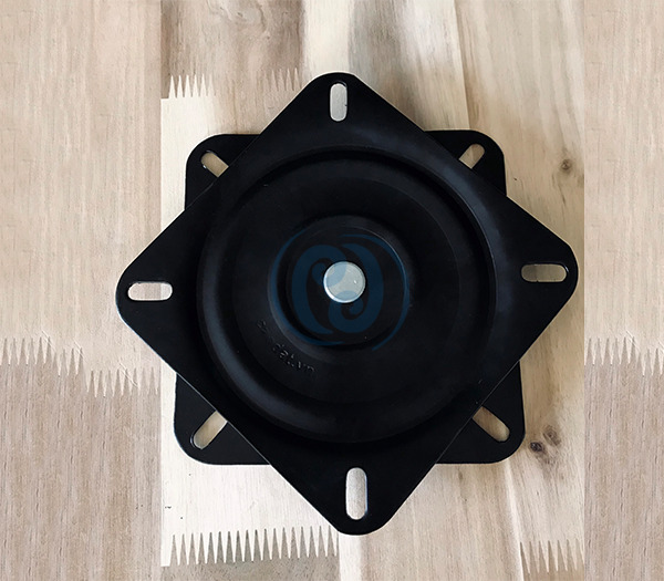 Mâm xoay 1 vòng bi 158x158x2.5 màu đen