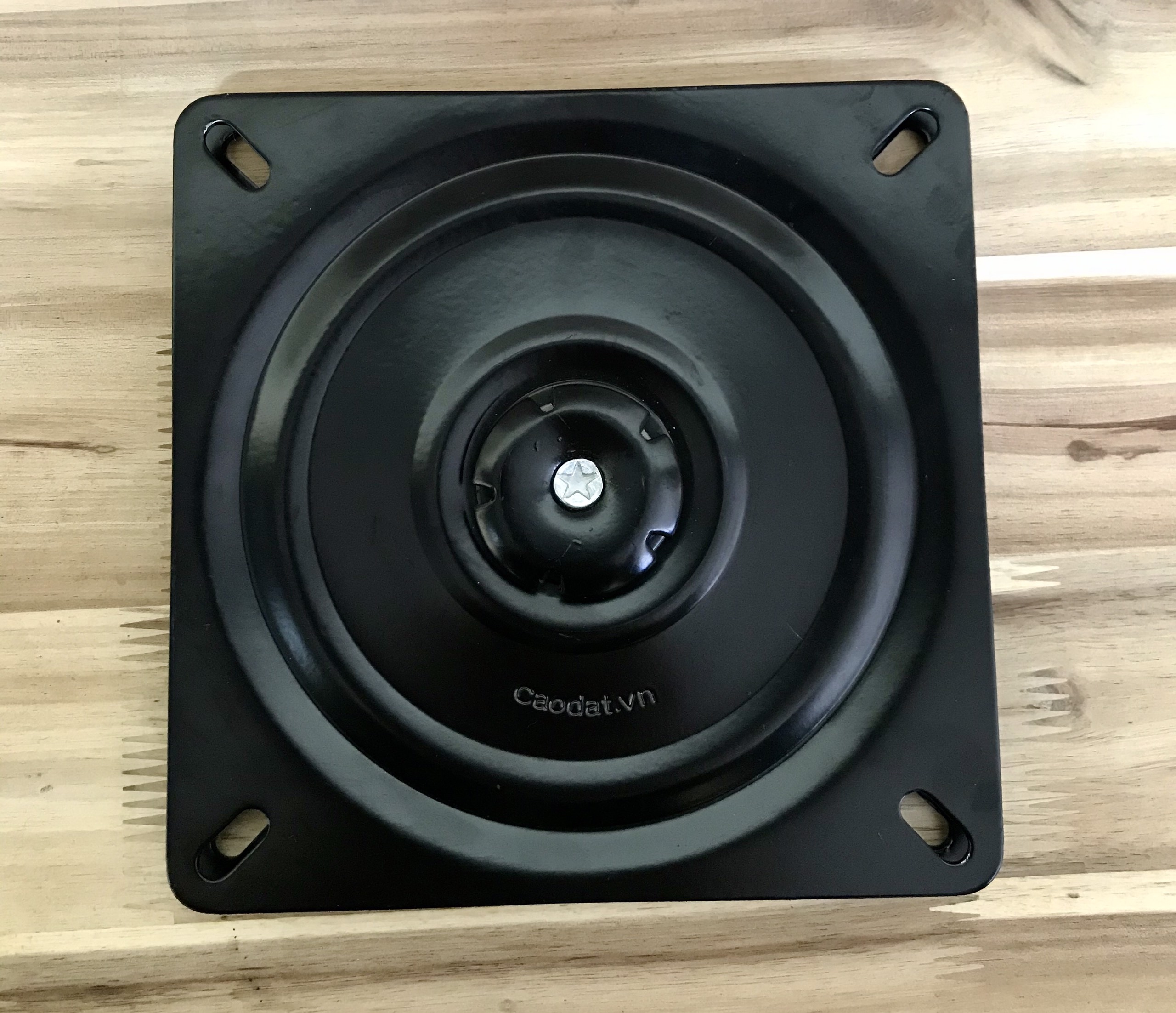 Mâm xoay 2 vòng bi 260x260x2.5 màu đen