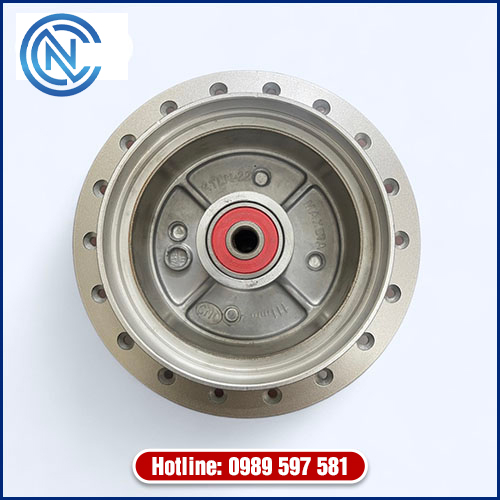 Mặt sau moay ơ trước ép bi