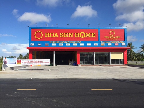 Mặt tiền hoa sen