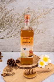 Mật ong hoa rừng Tây Bắc 1 lít - Chai thủy tinh