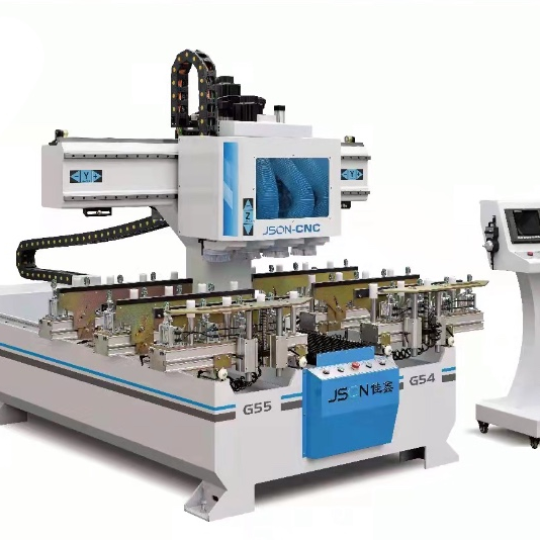 Máy mộng âm CNC 4 đầu 2 bàn
