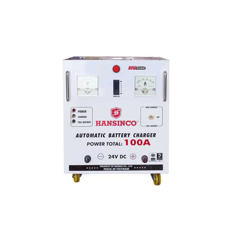 Máy nạp ắc quy tự động Hansinco 100A