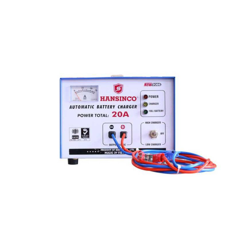 Máy nạp ắc quy tự động Hansinco 20A