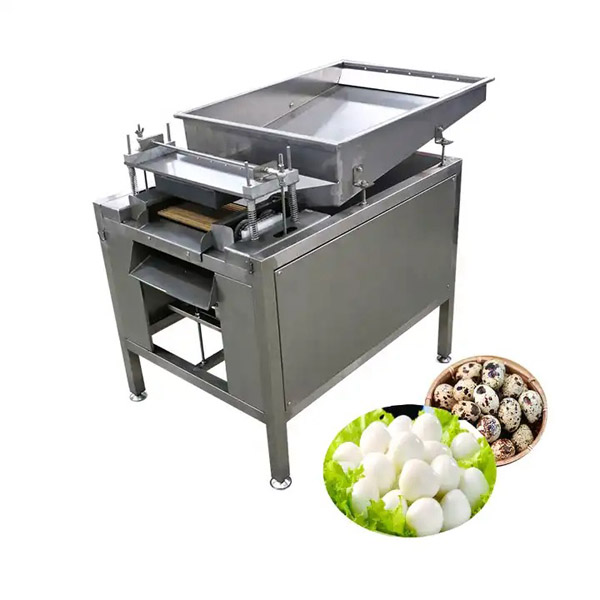Máy bóc vỏ trứng cút