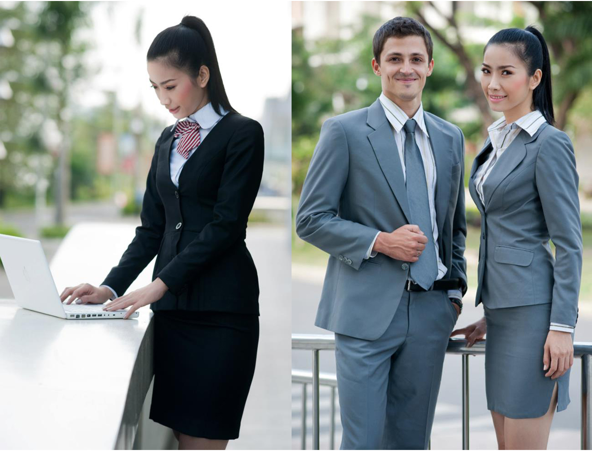 May đồng phục công sở