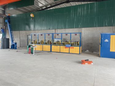 Máy kéo rút thép kiểu pulley