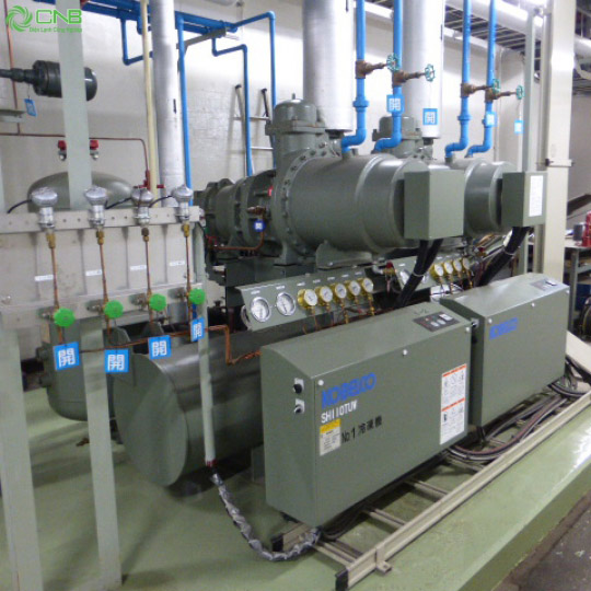 Máy nén lạnh trục vít KOBELCO 55kw X2