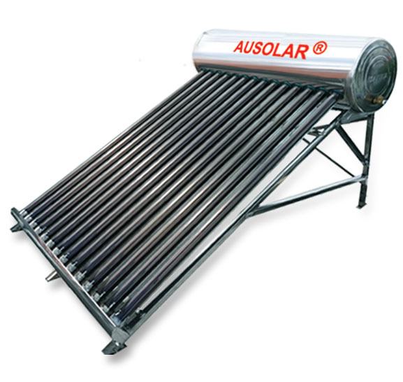 Máy nước nóng năng lượng mặt trời dạng ống thủy tinh AUSOLAR Classic 04T – 130L