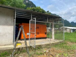Lắp đặt máy phát điện 150KVA cho trang trại gà ở Lạc Thủy - Hòa Bình cũ