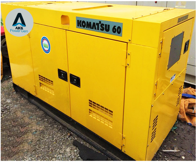 Máy phát điện cũ Komatsu 100KVA giá rẻ