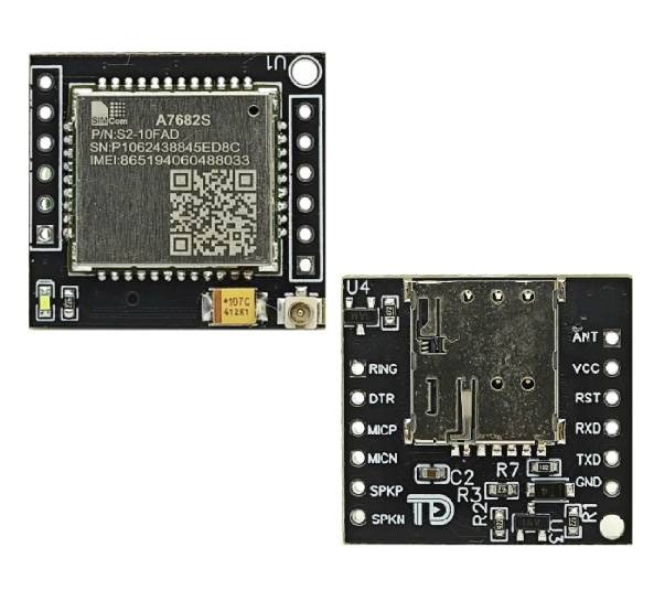 Module 4G A7682S Volte ra chân V1 TDM2430 thay thế SIM800 SIM800L