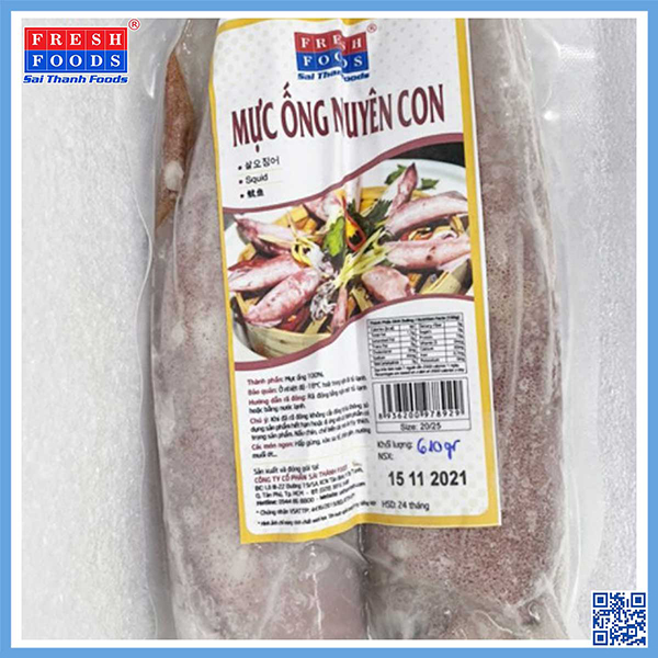 Mực ống nguyên con