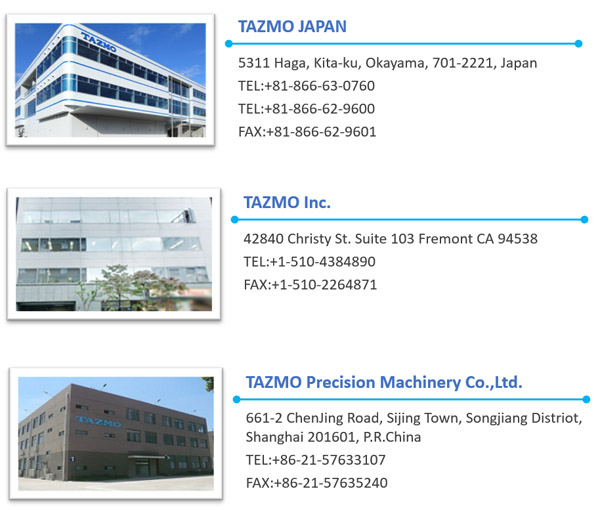 Các nhà máy của Tazmo