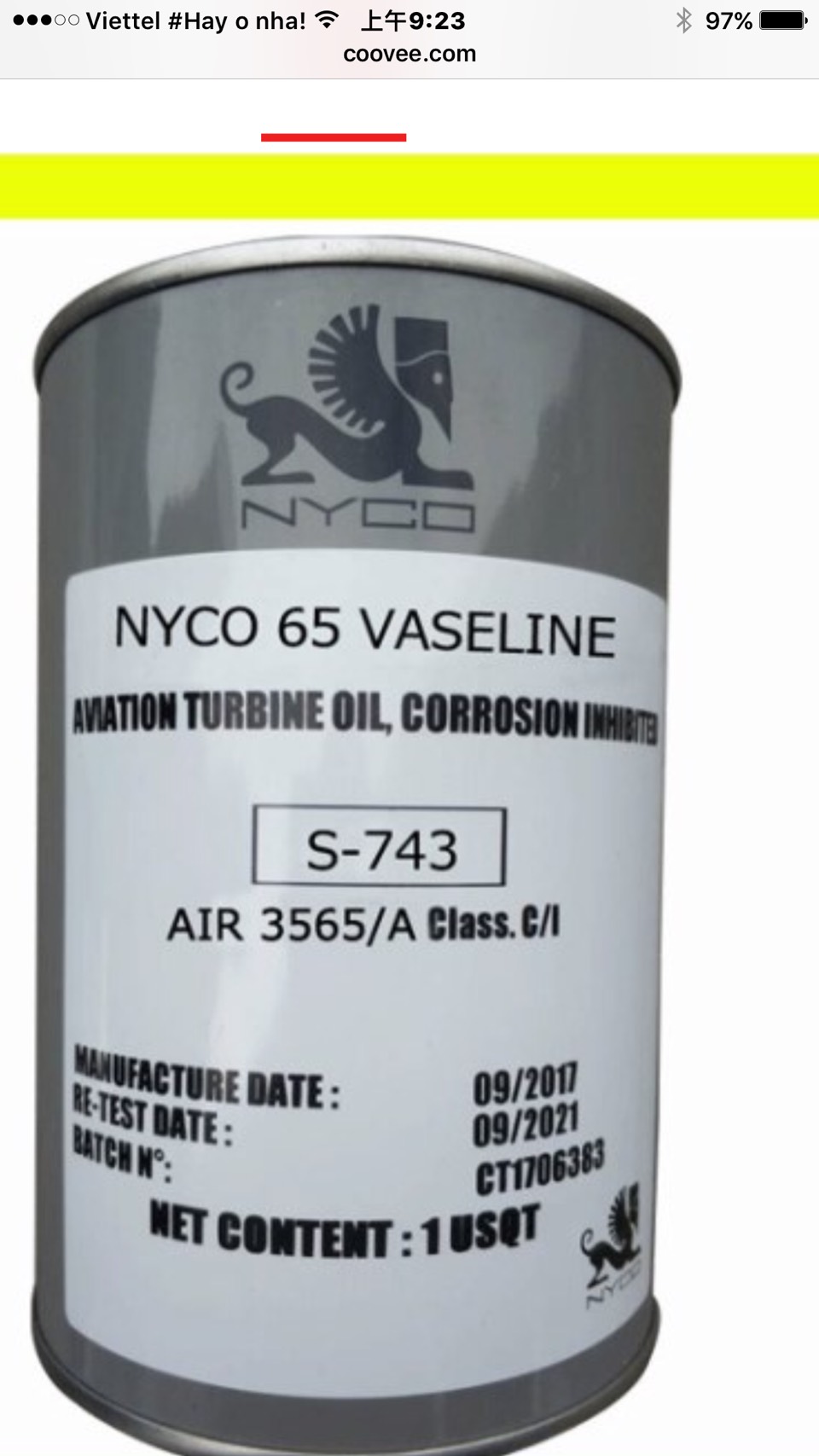 Nyco 65 Vaseline