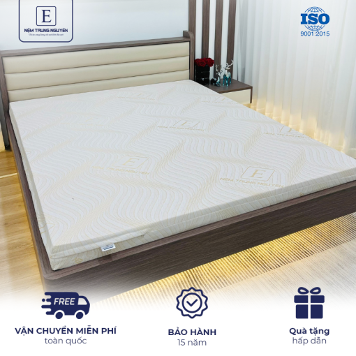 Nệm cao su thiên nhiên Trung Nguyên Gold 1m8 x 2m