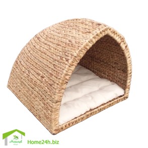 Nhà thú cưng lục bình đan xương cá