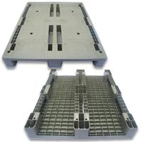 Pallet nhựa màu xám