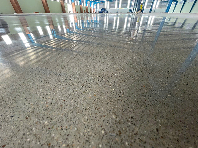 Hình ảnh nhuộm màu sàn